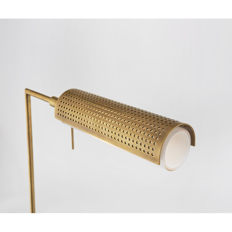 Kelly Wearstler Precision Pharmacy Floor Lamp, Antique-Burnished Brass