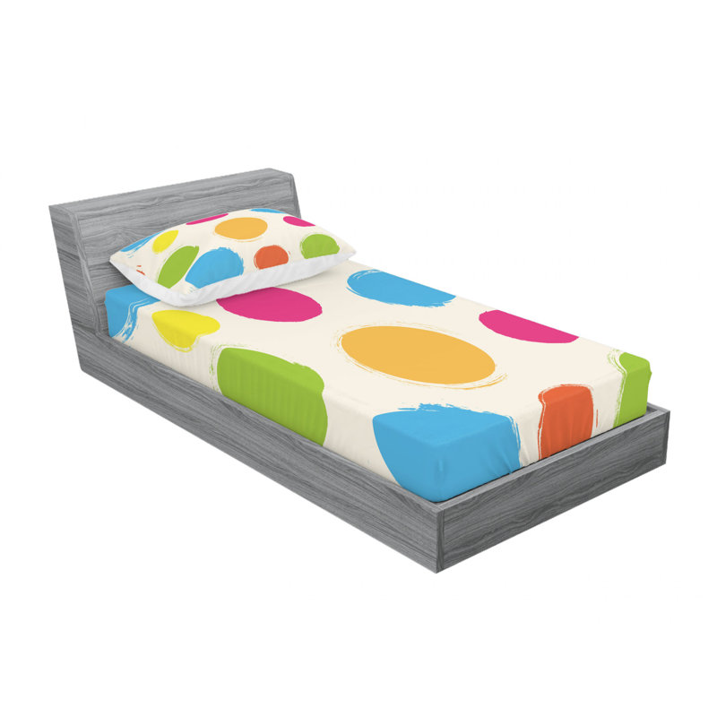Microfiber Sheet Set, Twin XL Sheet Set with Fitted Sheet, Heart