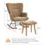 Solid Wood and Iron Rocking Chair-280849522-280849529
