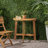 Outdoor Half-Round Folding Bistro Table-835726759