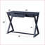 Console, finition anthracite contemporaine avec 1 tiroir | Gris anthracite | Bois synthétique