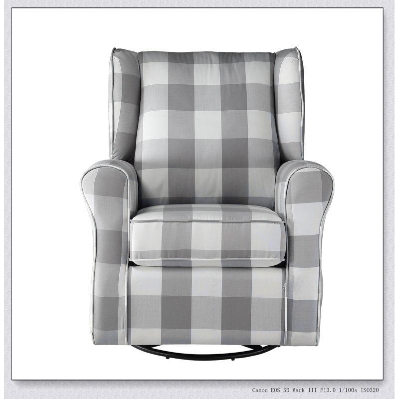 Fauteuil pivotant à accoudoirs roulés gris et blanc avec fauteuil coulissant