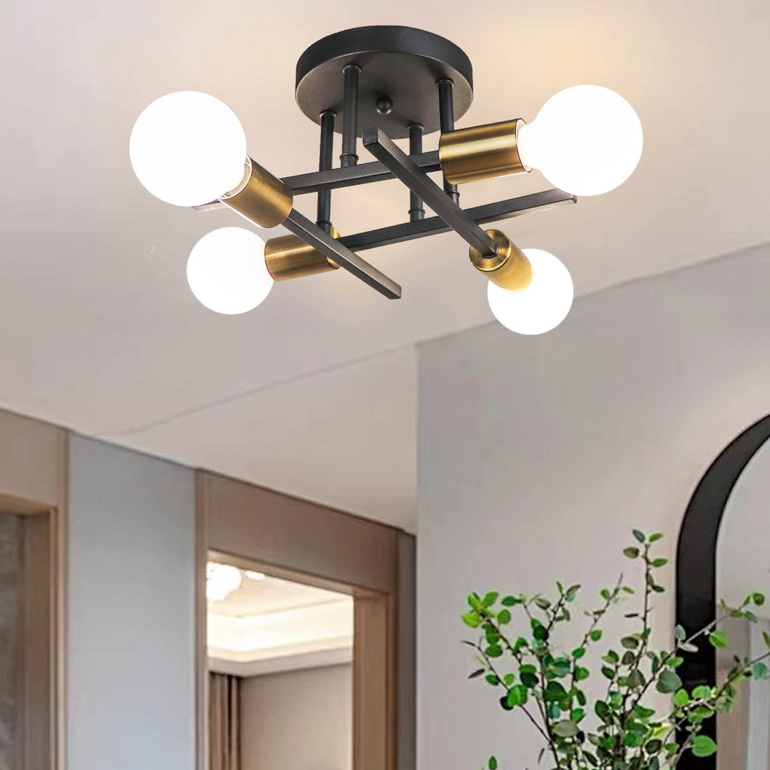 Gulzaar 4-Light 55cm Semi Flush Mount