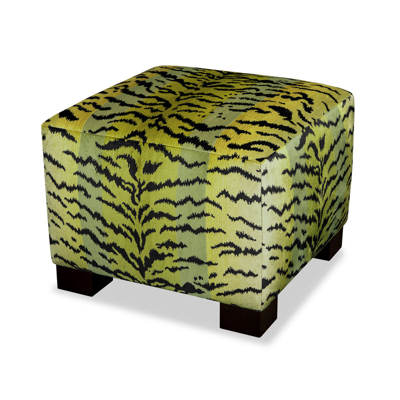 Repose-pieds Tigre Max - Viscose, Vert