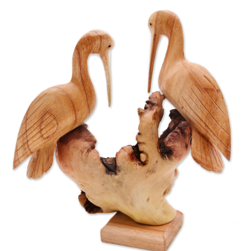 Sculpture en bois Nikki Crane Couple
