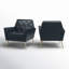 Fauteuil Johan avec dossier capitonné-69989033