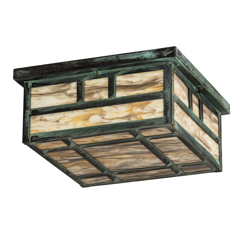 Almont Glass Flush Mount
