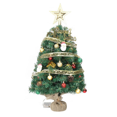1.97' H Lighted Artificial Christmas Tree
