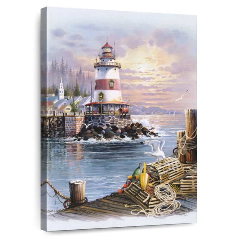 Aletra Spring Lighthouse III, 51" H x 34" W