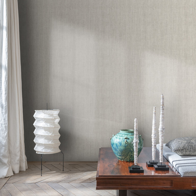 Papier peint texturé Allure, Taupe