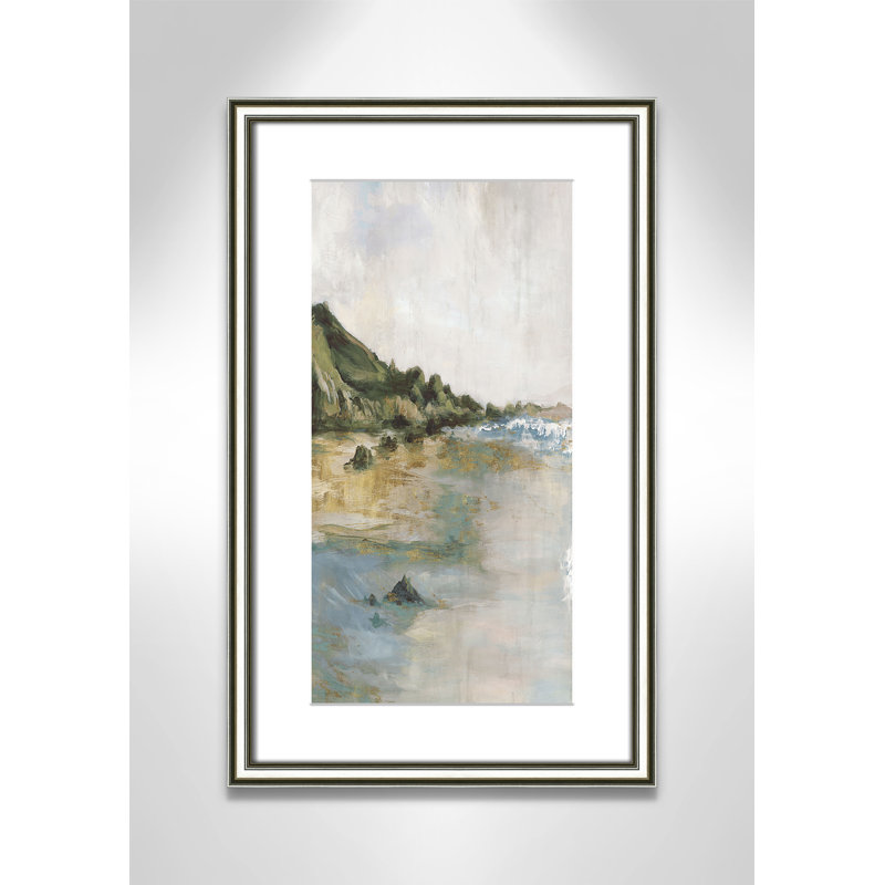 Impression «Tide’s Edge» par Casa Fine Arts, H 22,25 po x l 14,25 po x P 0,875 po, Reproduction encadrée avec passe-partout