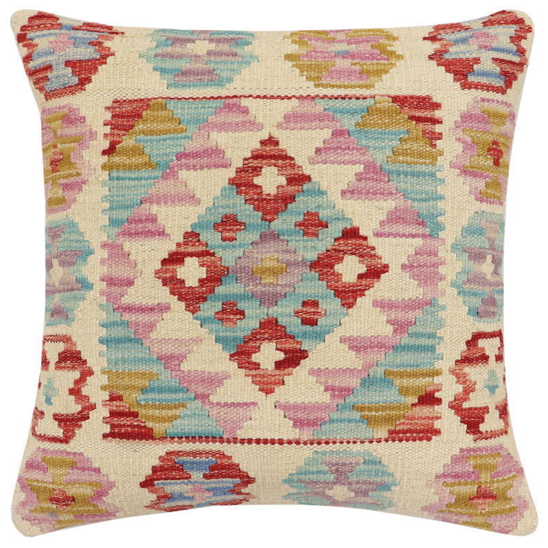 Housse et insert de coussin carré 100% laine