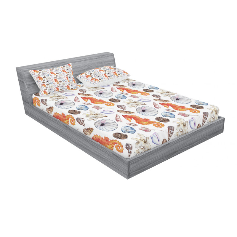Microfiber Sheet Set, Queen Sheet Set with Fitted Sheet