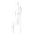 Topcraft Handheld Shower Head with Stainless Steel Slide Bar