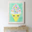 Ice Cream Alphabet - cadre photo, impression sur toile-61354131-61354137