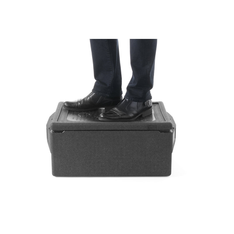 Plastic Manual Lift Rubbish Bin - 39L