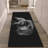 Handcrafted High-Pile Soft Printed Rug with Intricate Floral Design for Elegant Home Decor Enhancement-2044394298