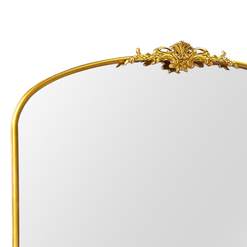 Vintage Metal Arch Decorative Accent Mirror