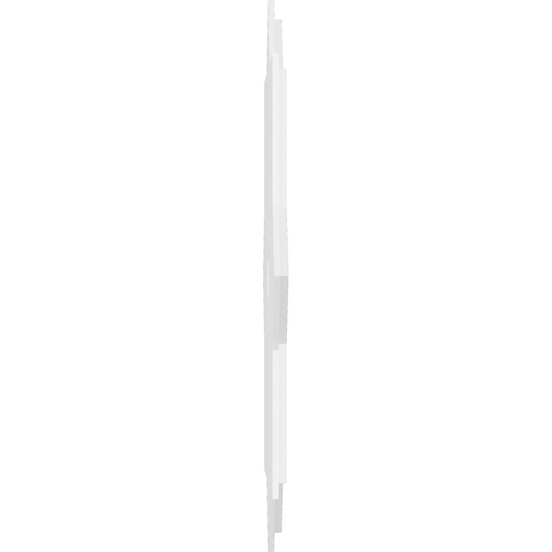 Médaillon de plafond contemporain en PVC de qualité architecturale Axel 22 pi x P 3 po x P 12 1/4 po x P 1 po