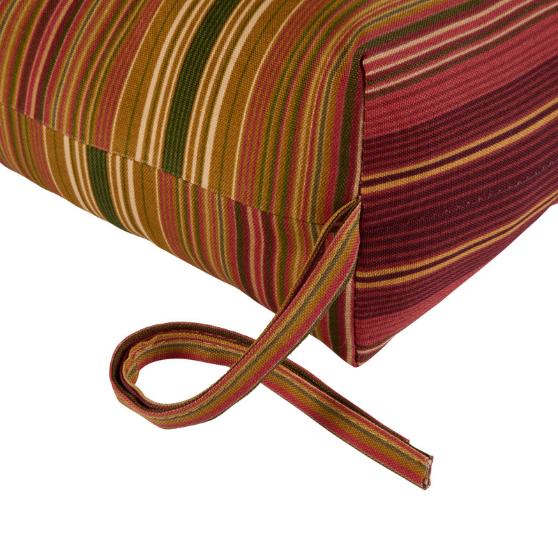 Lester Outdoor High Back Chair Cushion, Aloha Red, 1