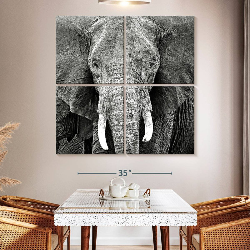 Brampt Elephant Wrinkles, 50" H x 50" W