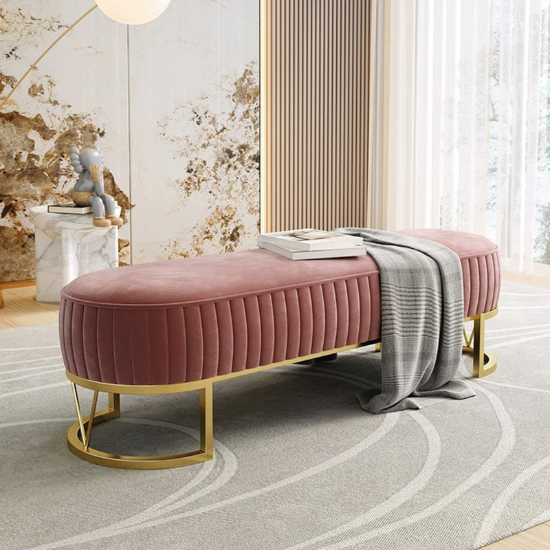 Banc avec revêtement, Couleur de l'image, H 16,93 po x l 39,37 po x P 17,72 po