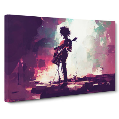 Guitar Rock Band Vol.3 - Wrapped Canvas Print