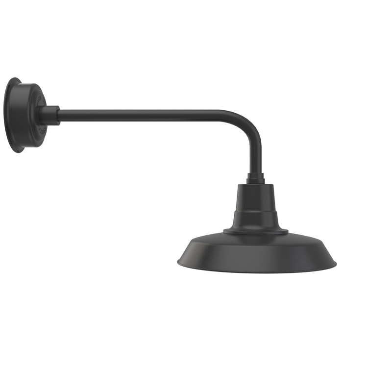 Haleigh LED Wall Light, 15.53" H x 14" W x 33.25" D, Matte Black