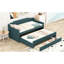 Lit de jour simple avec lit gigogne et trois tiroirs - option de mobilier de chambre à coucher moderne à 3 tiroirs-121015903