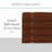 Willow 4 Pieces Towel Set – 100% Combed Cotton, Premium Quality 630 GSM, Chocolate, Ultra-Soft & Highly Absorbent (4 Bath Towels)-828768438-828768430