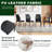 4 Piece Table Set (Black,Transparent)-1463257850