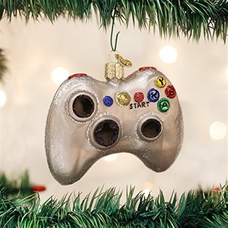 Old World Christmas Blown Glass Ornament for Christmas Tree, Video Game Controller