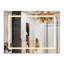 Miroir de salle de bain 48 x 36 pouces à DEL, miroir à DEL 3000-6000K dégradé à l'avant et à l'arrière pour la salle de bain, 3 couleurs à intensité variable, anti-buée amélioré IP54, miroir mural à plaques suspendues (seulement les miroirs, pas les armoires)