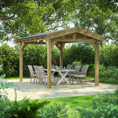 18x10 Powersheds Apex Gazebo