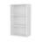 Guadalupe Wall Cabinet In Melamine With Open Storage, White-245124567