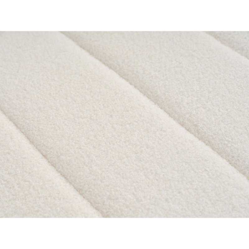 Canapé d'angle capitonné en forme de L scandinave d'inspiration moelleuse avec coussins décoratifs, Beige