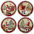 Certified International Holiday Wishes 16 Piece Dinnerware Set, Service for 4