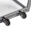 Poulailler mobile d'extérieur avec plateau coulissant, fenêtre et motifs gris colorés, portes portatives innovantes Planète Aviaire Smart Design, assemblage d'outils multifonctionnel