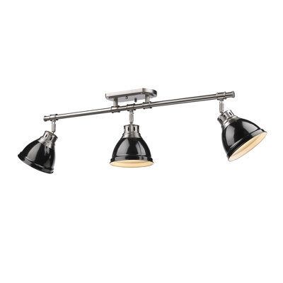 Drakeford 35.375'' 3 -Light Fixed Track Track Kit with Dimmable and Adjustable Head