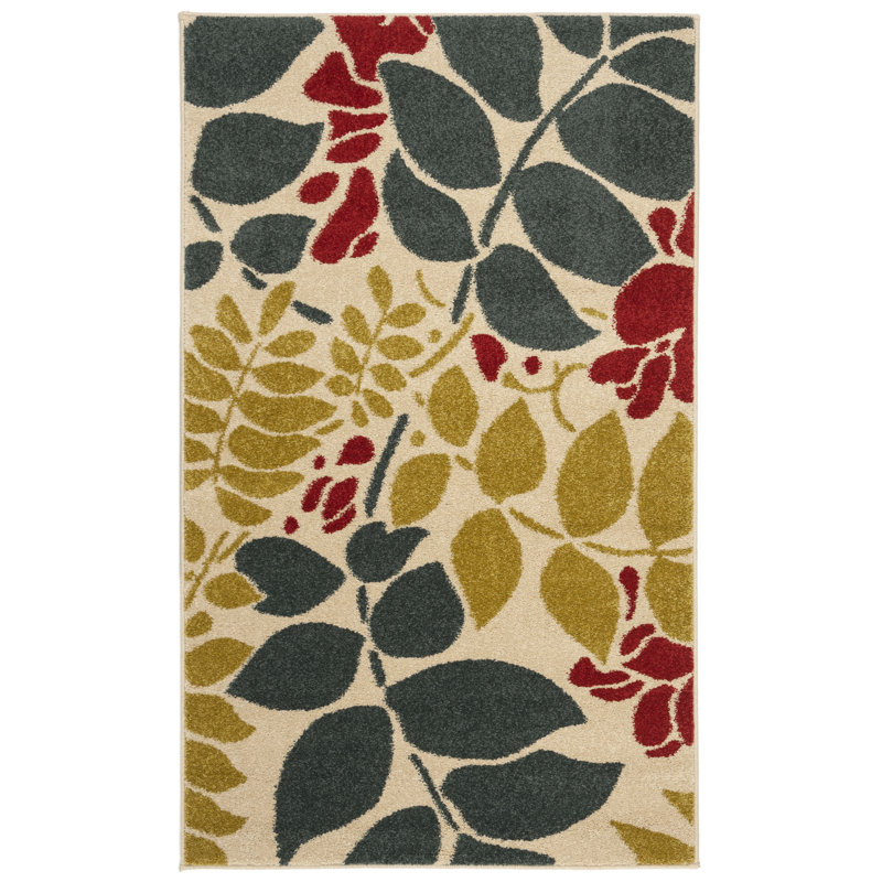 Tapis floral Hestia Performance, Rectangulaire 3 pi x 5 pi