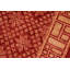 Tapis rouge / brun en laine noué à la main de style oriental rectangulaire 5 pi 11 po x 8 pi 10 po Baccio