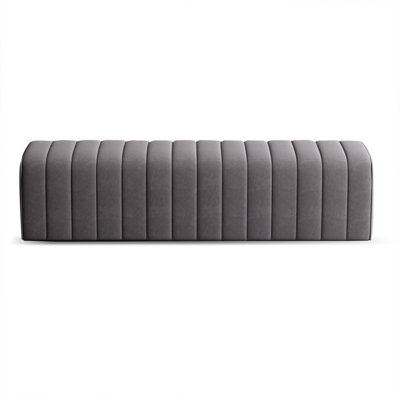 Dark-grey Upholstered Bench