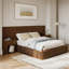 Lit en bois massif cannelé Ellison noyer-207230649-207267093