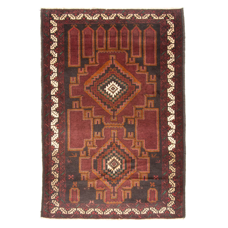 Tapis bourgogne Teimani 3 pi 0 po x 4 pi 4 po