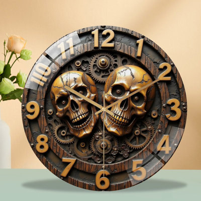 Horloge murale horloge moderne 12 po