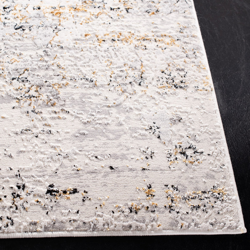 Kojo Performance Abstract Rug, Square 6'7"