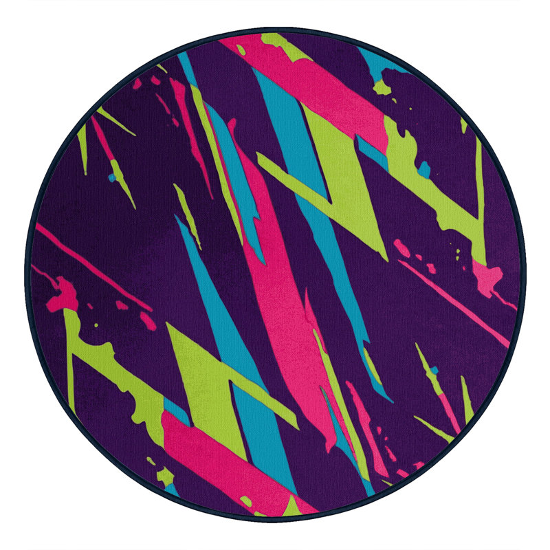 Prismatic Blaze Rug, Round 4'