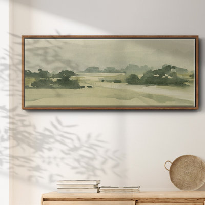 Watercolor Pasture II - toile encadrée
