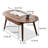 Jimon Solid Wood Top Coffee Table