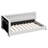 Modern Upholstered Platform Bed Frame With USB Ports,  Floor Sofa Day Bed With Storage Headboard-2103152013-2103152014